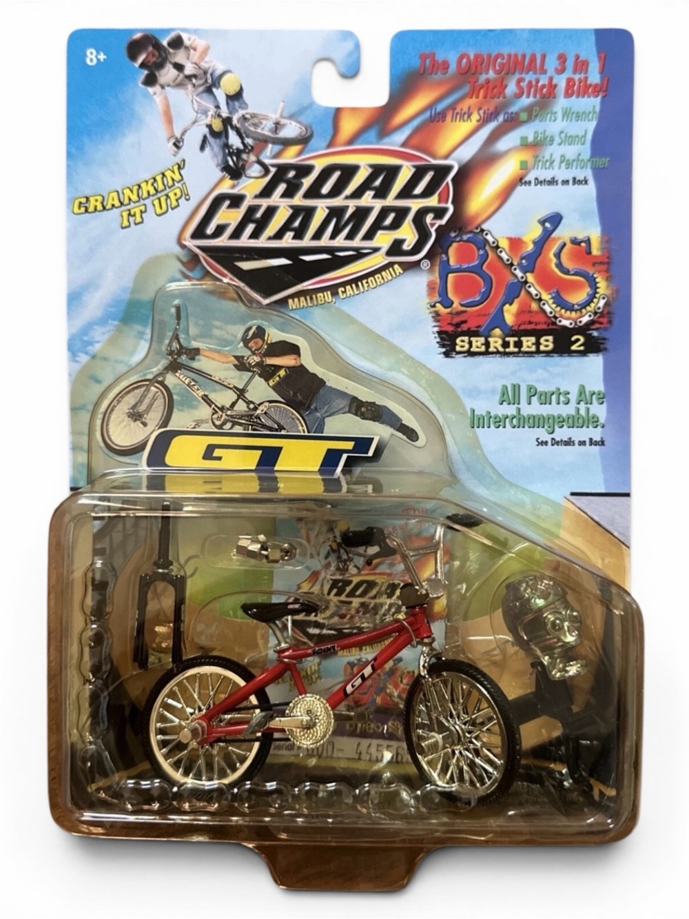 ROAD CHAMPS BXS SERIES 2 GT TOUR BMX BIKE 2000 VINTAGE COLLECTOR TOY NEW RARE